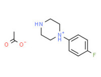 1-(p-fluorophenyl)piperazinium acetate