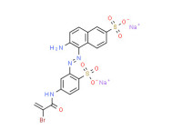 Disodium 6-amino-5-[[5-[(2-bromo-1-oxoallyl)amino]-2-sulphonatophenyl]azo]naphthalene-2-sulphonate