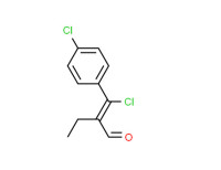 2-[chloro(4-chlorophenyl)methylene]butyraldehyde