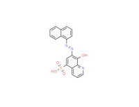 8-hydroxy-7-(1-naphthylazo)quinoline-5-sulphonic acid