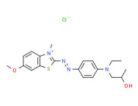 2-[[4-[ethyl(2-hydroxypropyl)amino]phenyl]azo]-6-methoxy-3-methylbenzothiazolium chloride