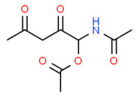 1-acetamido-2,4-dioxopentyl acetate