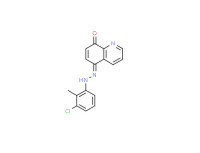 5-[(3-chloro-o-tolyl)azo]quinolin-8-ol