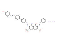 Disodium 4-amino-3-[[4'-[(2-amino-4-hydroxyphenyl)azo][1,1'-biphenyl]-4-yl]azo]-5-hydroxy-6-(phenylazo)naphthalene-2,7-disulphonate