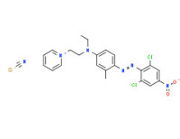 1-[2-[[4-[(2,6-dichloro-4-nitrophenyl)azo]-m-tolyl]ethylamino]ethyl]pyridinium thiocyanate