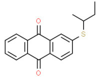 2-[(1-methylpropyl)thio]anthraquinone
