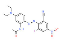 N-[2-[(2-cyano-6-iodo-4-nitrophenyl)azo]-5-(diethylamino)phenyl]acetamide
