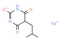Sodium 5-isobutylbarbiturate