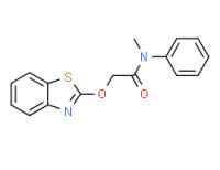 2-(benzothiazol-2-yloxy)-N-methyl-N-phenylacetamide