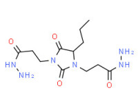 2,4-dioxo-5-propylimidazolidine-1,3-di(propionohydrazide)
