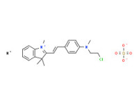 2-[2-[4-[(2-chloroethyl)methylamino]phenyl]vinyl]-1,3,3-trimethyl-3H-indolium hydrogen sulphate