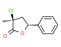 trans-3-chlorodihydro-3-methyl-5-phenylfuran-2(3H)-one