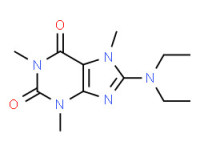8-(diethylamino)-3,7-dihydro-1,3,7-trimethyl-1H-purine-2,6-dione
