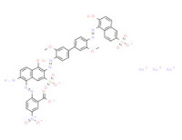 Trisodium 2-[[2-amino-5-hydroxy-6-[[4'-[(2-hydroxy-6-sulphonato-1-naphthyl)azo]-3,3'-dimethoxy[1,1'-biphenyl]-4-yl]azo]-7-sulphonato-1-naphthyl]azo]-5-nitrobenzoate