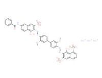 Trisodium 7-[[4'-[[6-(benzoylamino)-1-hydroxy-3-sulphonato-2-naphthyl]azo]-3,3'-dimethoxy[1,1'-biphenyl]-4-yl]azo]-8-hydroxynaphthalene-1,6-disulphonate
