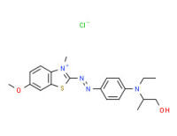 2-[[4-[ethyl(2-hydroxyisopropyl)amino]phenyl]azo]-6-methoxy-3-methylbenzothiazolium chloride