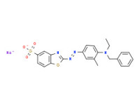 Sodium 2-[[4-(benzylethylamino)-m-tolyl]azo]benzothiazole-5-sulphonate