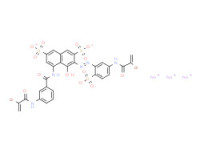 Trisodium 5-[[3-[(2-bromo-1-oxoallyl)amino]benzoyl]amino]-3-[[5-[(2-bromo-1-oxoallyl)amino]-2-sulphonatophenyl]azo]-4-hydroxynaphthalene-2,7-disulphonate