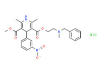 2-[benzyl(methyl)amino]ethyl methyl 1,4-dihydro-2,6-dimethyl-4-(m-nitrophenyl)pyridine-3,5-dicarboxylate hydrochloride