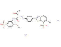 2-[4-[[1-[[(2-methoxy-5-sulphophenyl)amino]carbonyl]-2-oxopropyl]azo]phenyl]-6-methylbenzothiazole-7-sulphonic acid, sodium salt