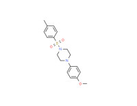1-(4-methoxyphenyl)-4-(p-tolylsulphonyl)piperazine