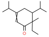 6-ethyl-3,5-bis(isopropyl)-6-methylcyclohexen-1-one