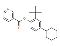 2-tert-butyl-4-cyclohexylphenyl nicotinate
