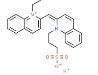 Hydrogen 1-(3-sulphonatopropyl)-2-[[1-(3-sulphonatopropyl)-1H-quinolin-2-ylidene]methyl]quinolinium, potassium salt