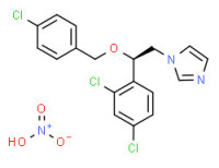 (-)-1-[2-[(4-chlorophenyl)methoxy]-2-(2,4-dichlorophenyl)ethyl]-1H-imidazolium nitrate
