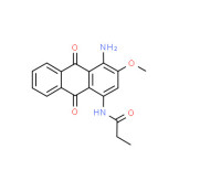 N-(4-amino-9,10-dihydro-3-methoxy-9,10-dioxoanthryl)propionamide