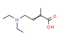 4-(diethylamino)-2-methyl-2-butenoic acid