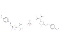 Bis[5-(diisopropylamino)-2-[[4-(dimethylamino)phenyl]azo]-3-methyl-1,3,4-thiadiazolium] sulphate