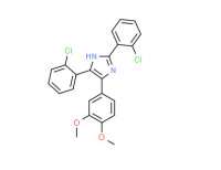 2,4-bis(2-chlorophenyl)-5-(3,4-dimethoxyphenyl)-1H-imidazole