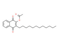 3-dodecyl-1,4-dioxo-1,4-dihydronaphthalen-2-yl acetate