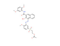 2-[[[4-[2-[N-(2,5-dimethoxyphenyl)carbamoyl]-3-hydroxynaphthyl]azo]-2-methoxyphenyl]sulphonyl]ethyl acetate