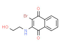 2-bromo-3-[(2-hydroxyethyl)amino]-1,4-naphthoquinone