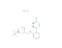 (±)-1-(tert-butylamino)-3-[2-(6-chloropyridazin-3-yl)phenoxy]propan-2-ol monohydrochloride
