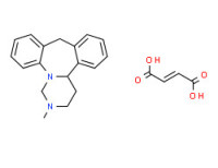 (-)-1,2,3,4,4a,9-hexahydro-2-methyldibenzo[c,f]pyrimido[1,6-a]azepine fumarate