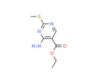 Ethyl 4-amino-2-(methylthio)pyrimidine-5-carboxylate