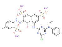 Trisodium 5-[[4-chloro-6-(ethylphenylamino)-1,3,5-triazin-2-yl]amino]-4-hydroxy-3-[(4-methyl-2-sulphonatophenyl)azo]naphthalene-2,7-disulphonate