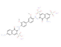 Trisodium 5-amino-3-[[4'-[(6-amino-1-hydroxy-3-sulphonato-2-naphthyl)azo]-3,3'-dimethoxy[1,1'-biphenyl]-4-yl]azo]-4-hydroxynaphthalene-2,7-disulphonate