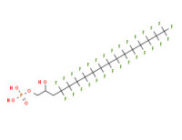 4,4,5,5,6,6,7,7,8,8,9,9,10,10,11,11,12,12,13,13,14,14,15,15,16,16,17,17,17-nonacosafluoro-2-hydroxyheptadecyl dihydrogen phosphate