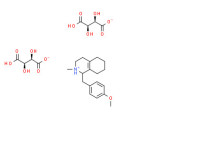 (S)-1,2,3,4,5,6,7,8-octahydro-1-(4-methoxybenzyl)-2-methylisoquinolinium dihydrogen [R-(R*,R*)]-tartrate