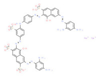 Sodium 6-[(2,4-diaminophenyl)azo]-3-[[4-[[4-[[7-[(2,4-diaminophenyl)azo]-1-hydroxy-3-sulpho-2-naphthyl]azo]phenyl]amino]-3-sulphophenyl]azo]-4-hydroxynaphthalene-2,7-disulphonate