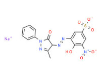 Sodium 3-[(4,5-dihydro-3-methyl-5-oxo-1-phenyl-1H-pyrazol-4-yl)azo]-4-hydroxy-5-nitrobenzenesulphonate