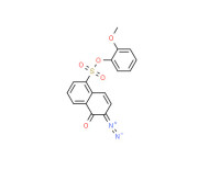 o-anisyl 6-diazo-5,6-dihydro-5-oxonaphthalene-1-sulphonate