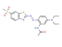 N-[5-(diethylamino)-2-[[6-(methylsulphonyl)-2-benzothiazolyl]azo]phenyl]acetamide