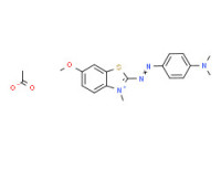 2-[[4-(dimethylamino)phenyl]azo]-6-methoxy-3-methylbenzothiazolium acetate