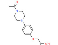 1-acetyl-4-[4-(2,3-dihydroxypropoxy)phenyl]piperazine
