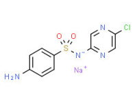 Sodium N-(5-chloropyrazinyl)sulphanilamidate